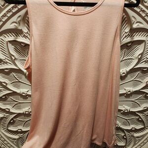 Old Navy Light Pink Active Wear Tank Top Wirh Open Back